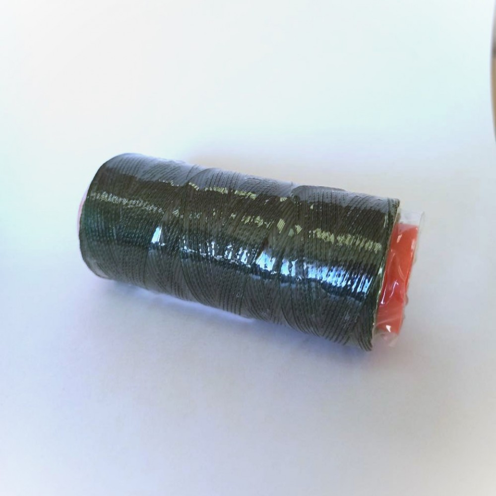 Нитки прошив.вощеные 150D-100м,изумрудный(220) Китай