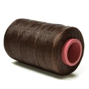 Нитки прошив.вощеные 300D-100м,тем-коричневый (339) Китай