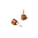 Набойка «Supertap» Thin Pin п/у со штырем (2,5мм) т.6,5мм №8 бежевый