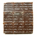 Набойка «Architak.Italy» п/у со штырем корич. №5 (13*13,5)