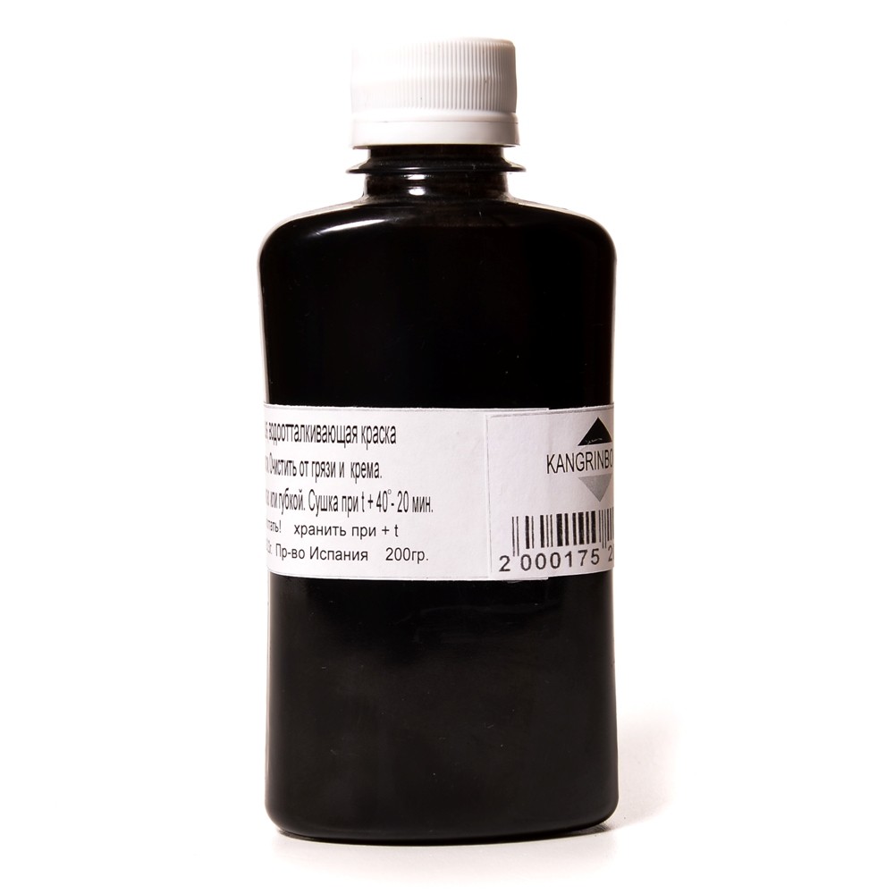Краска для гладкой кожи 200г, черная