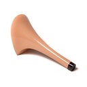 Каблуки ABS (7285) беж.лак.