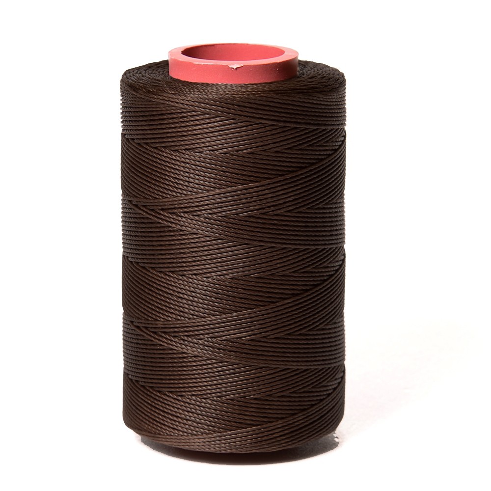 Нитки прошив.вощеные 100D/3-200м,тем-коричневый (339) Китай