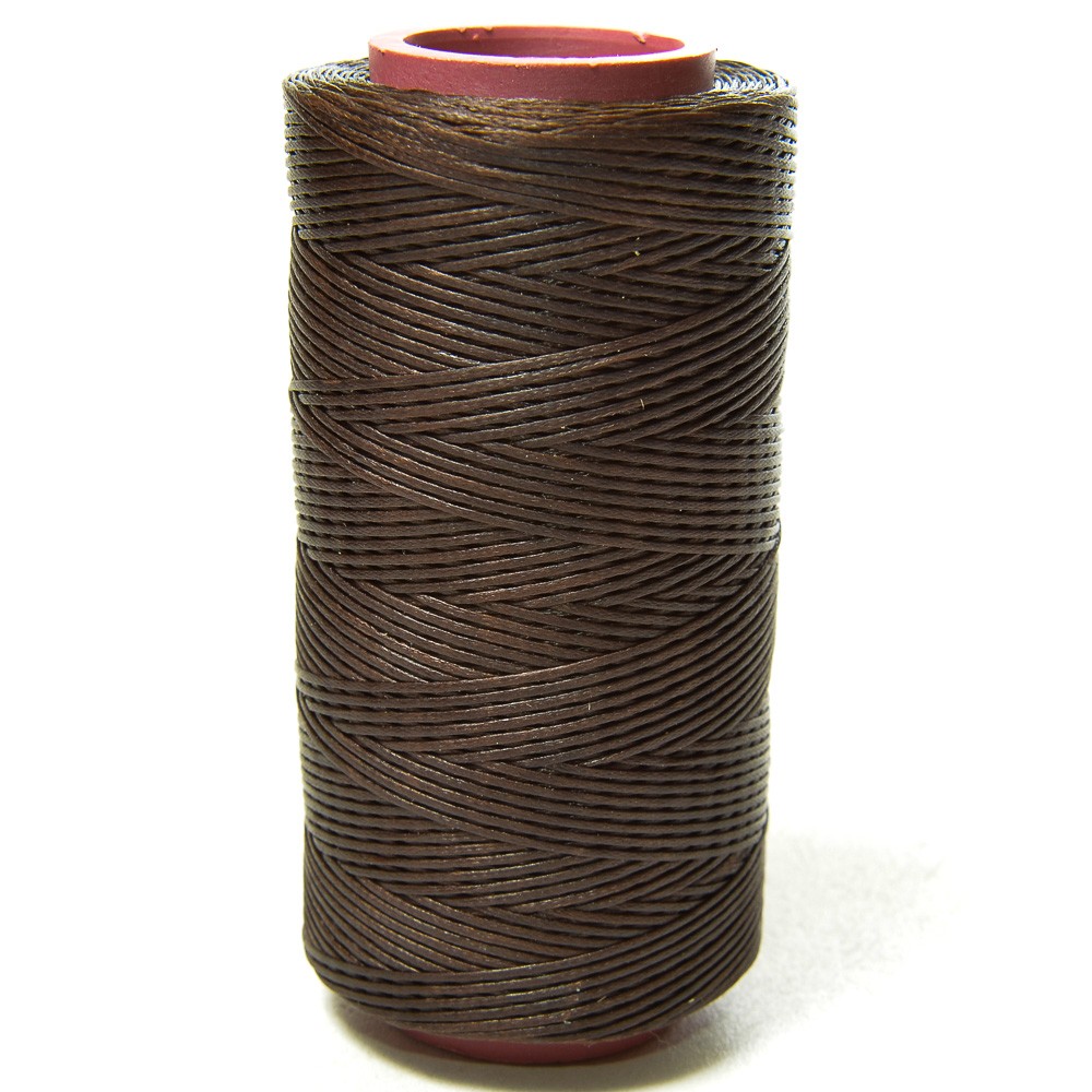 Нитки прошив.вощеные 150D-100м,тем-бежевый (233) Китай