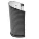 Каблуки ABS (88018) черн.полосат.