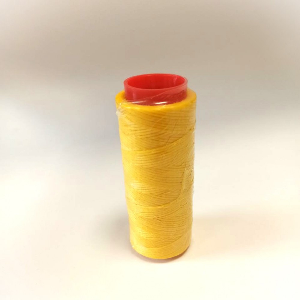 Нитки прошив.вощеные 150D-100м,желтый (131) Китай
