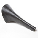 Каблуки ABS (9143) черн.полосат.