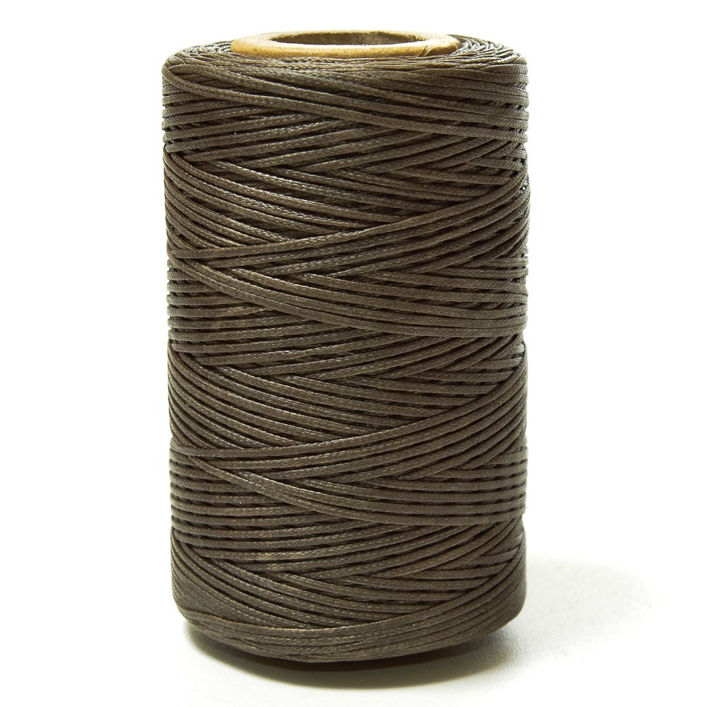 Нитки прошив.вощеные 300D-100м,св-серый (328) Китай