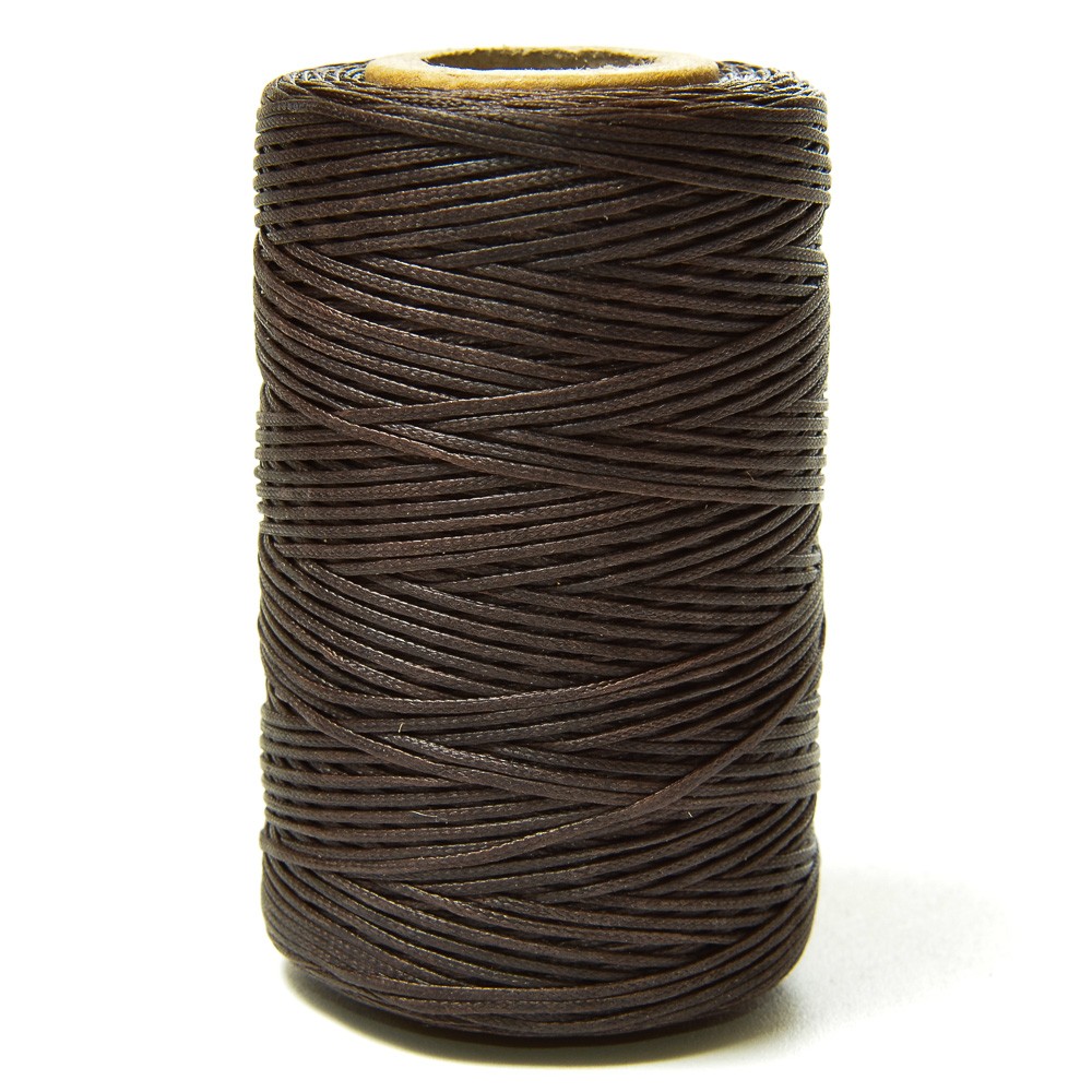 Нитки прошив.вощеные 300D-100м,тем-бежевый (233) Китай