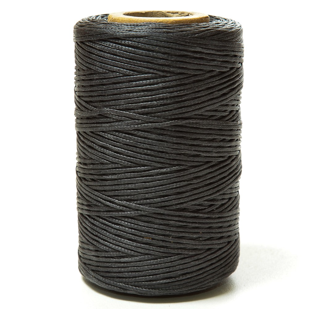 Нитки прошив.вощеные 300D-100м,тем-серый (171) Китай