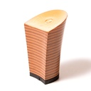 Каблуки ABS (9017) беж.полосат.