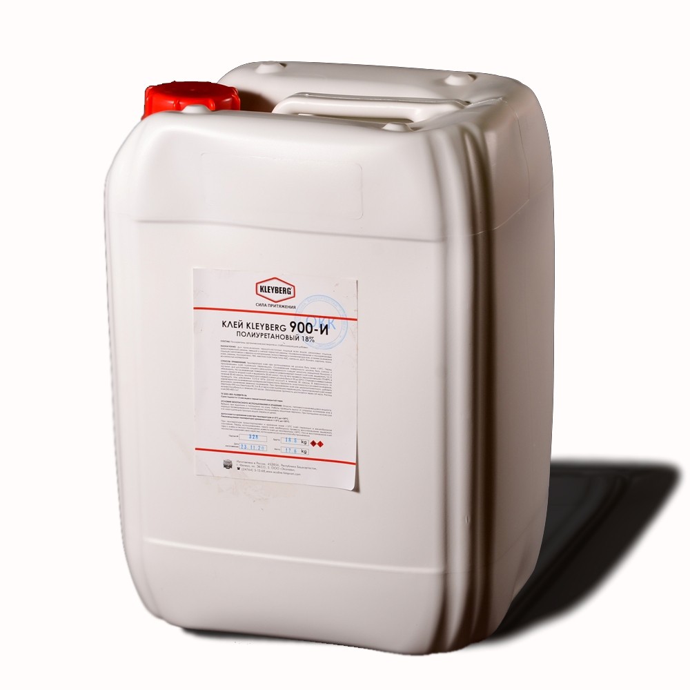 Клей KLEYBERG 900-И полиуретановый (18%) 21,5л (17,6кг) черный