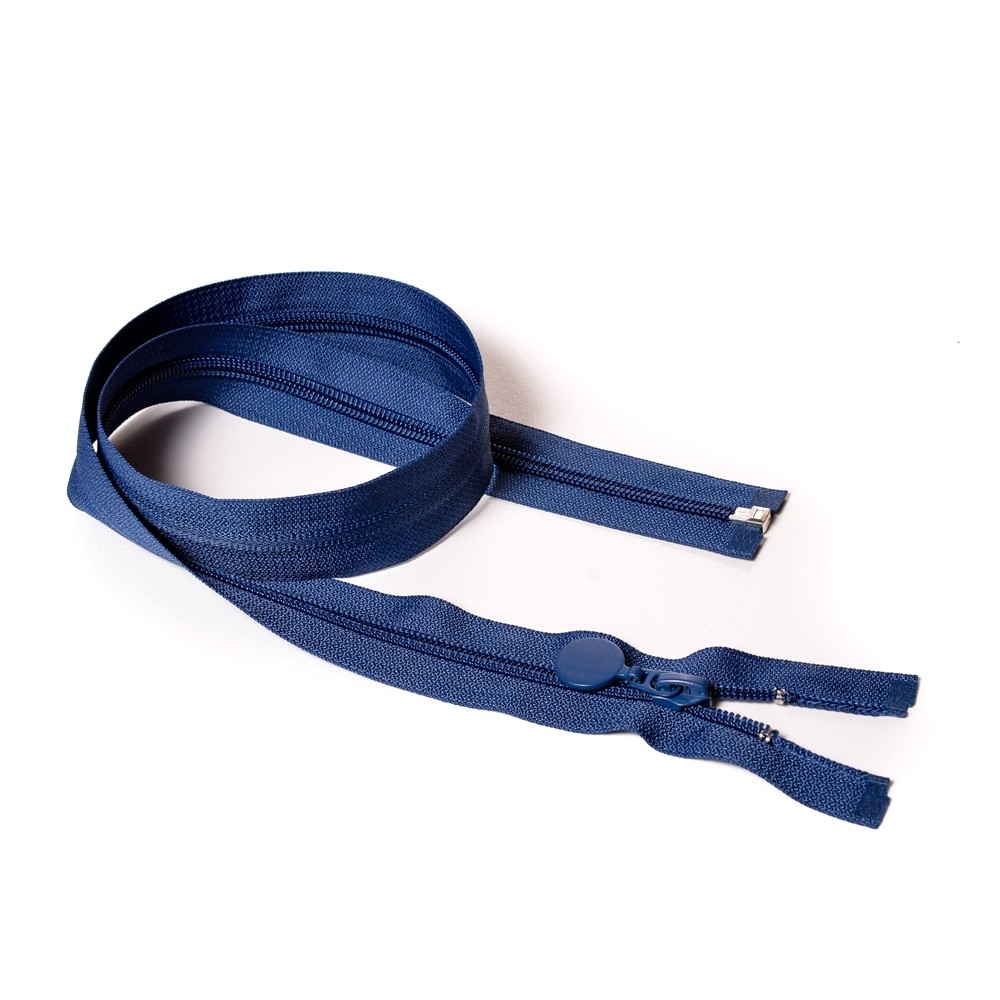 Молния курточная Т7 "JX", 80см спираль, синий