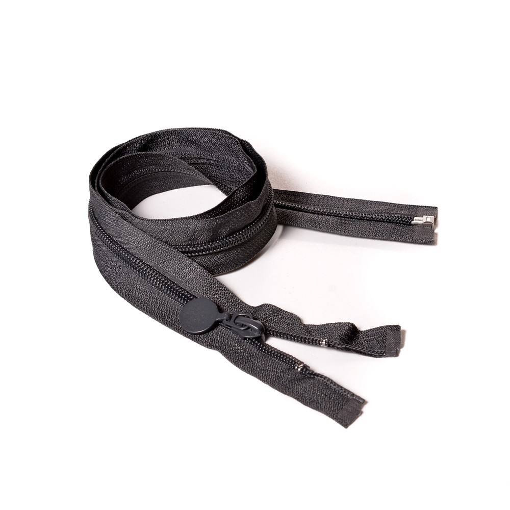 Молния курточная Т7 "JX", 80см спираль, тем-серый