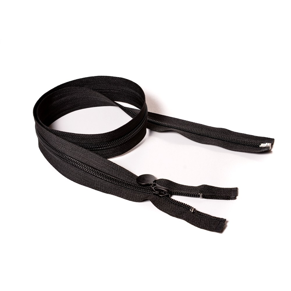 Молния курточная Т7 "JX", 80см спираль, черный