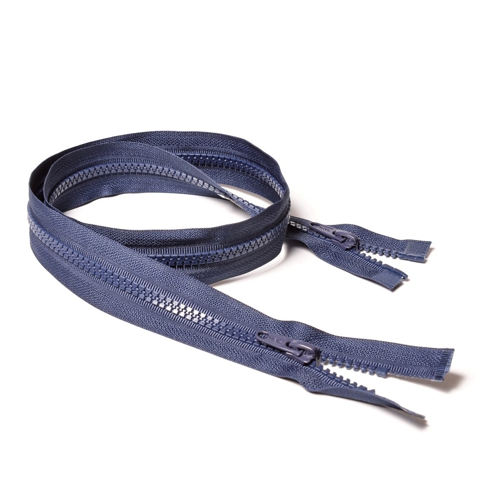 Молния курточная Т5 "Judson" трактор, 2 бег, 80см тем-синяя (67)