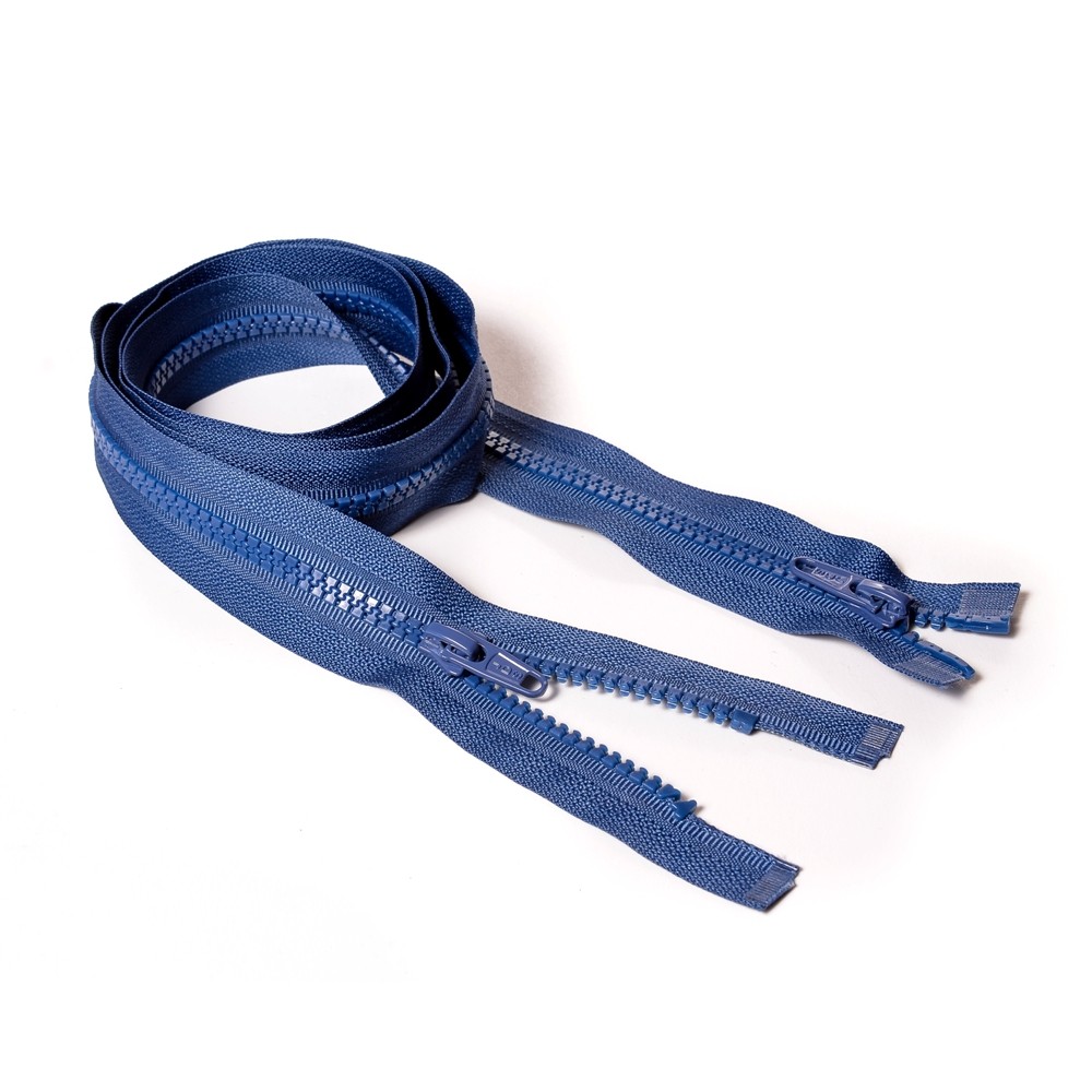 Молния курточная Т5 "Judson" трактор, 2 бег, 120см синяя (65)