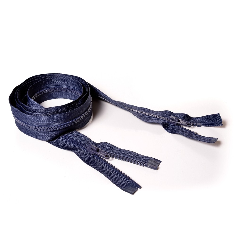 Молния курточная Т5 "Judson" трактор, 2 бег, 120см тем-синяя (67)