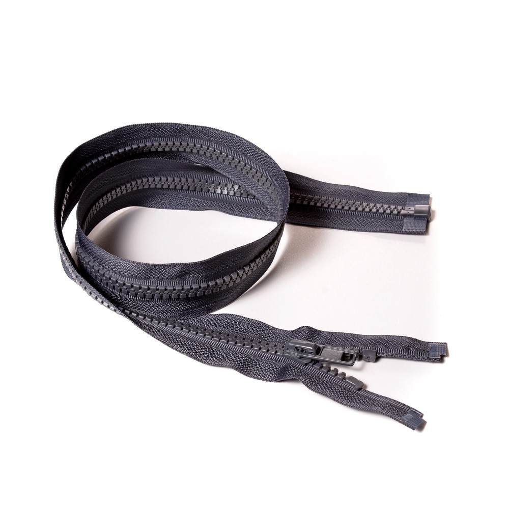 Молния курточная Т8 "Judson" трактор, 80см темно-серая (312)