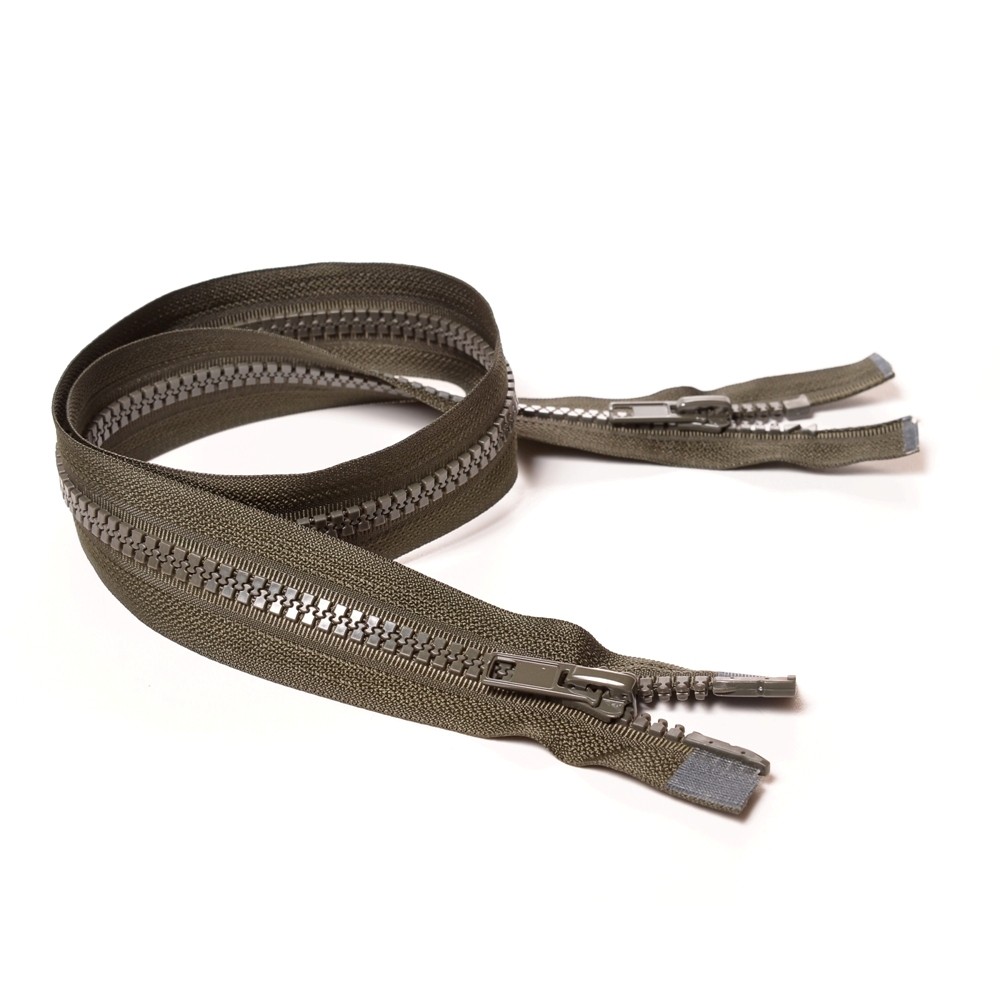 Молния курточная Т8 "Judson" трактор, 2 бег, 80см хаки (516)