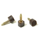 Набойка  п/у со штырем (3,0) т.6мм «ВР» №8 коричн.