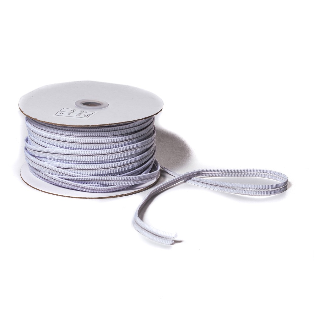 Резинка с просечкой  8мм белая