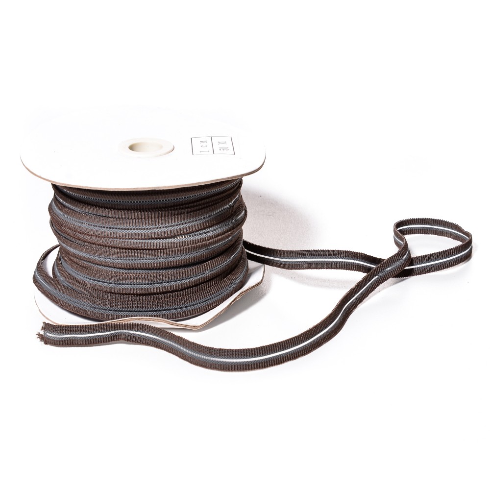 Резинка с просечкой  10мм коричневая