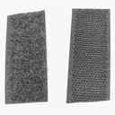 Лента контактная (Велкро) обувная 25мм нейлон темно-серая