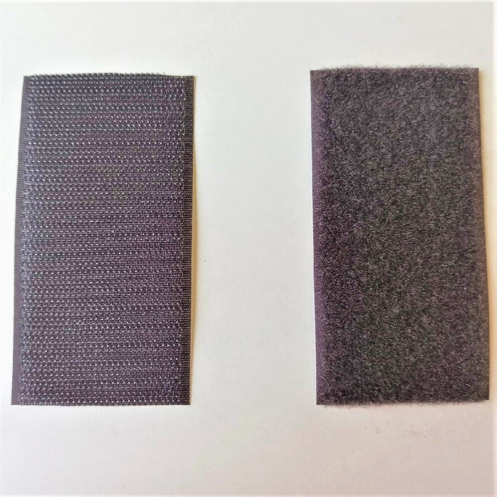 Лента контактная (Велкро) обувная 50мм нейлон коричневая