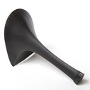 Каблуки ABS (2008) тонкие 95мм черные матовые