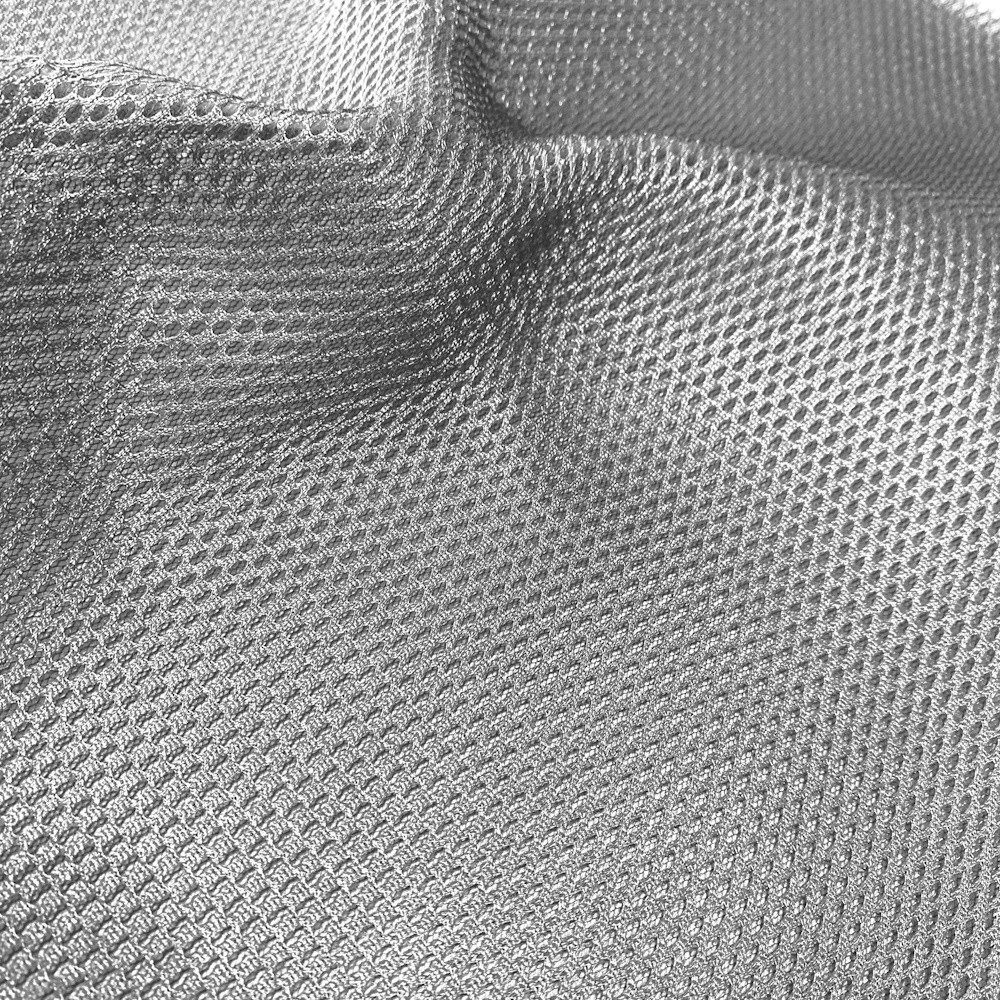 Сетка кросовочная 3-слойная 3 мм серая (ширина 152 см, плотность 260 г/м2 )