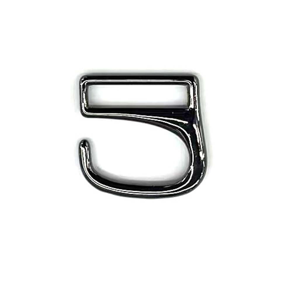 Крючки для босоножек 20мм тёмный никель