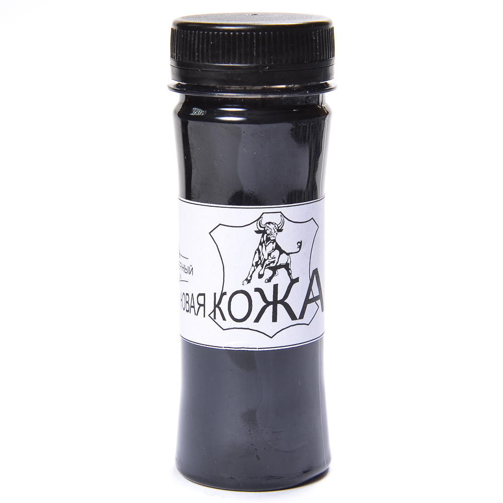 Краска для гладкой кожи 100г, черная