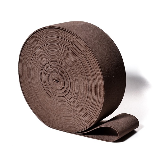 [E03695] Резинка башмачная 80мм,коричневая