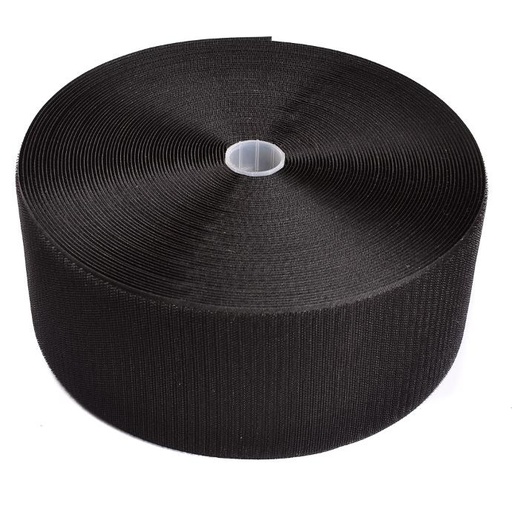 [E06759] Лента контактная (Велкро) 100мм черная