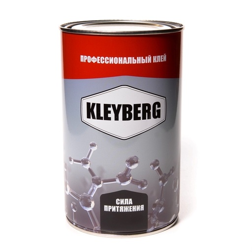 [E01824] Клей KLEYBERG 900-И полиуретановый (18%) 1л (0,8кг) черный