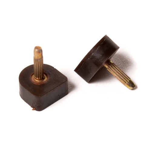 [E00221] Набойка п/у со штырем "Magna" №14 коричн