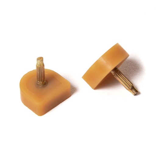 [E00223] Набойка п/у со штырем "Magna" №16 беж.