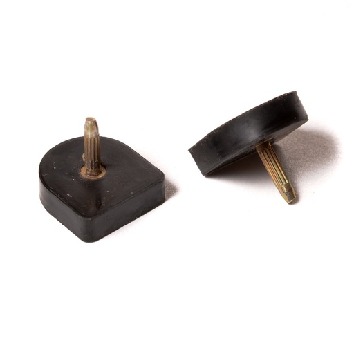 [E00230] Набойка п/у со штырем "Magna" №179 черн.