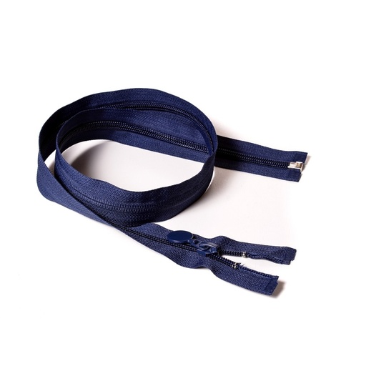 [E04799] Молния курточная Т7 "JX", 80см спираль, чернильно-синий