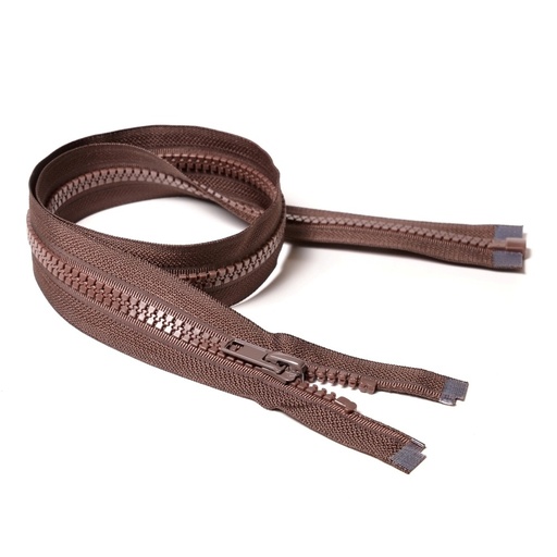 [E02889] Молния курточная Т8 "Judson" трактор, 80см темно-коричневая (27)