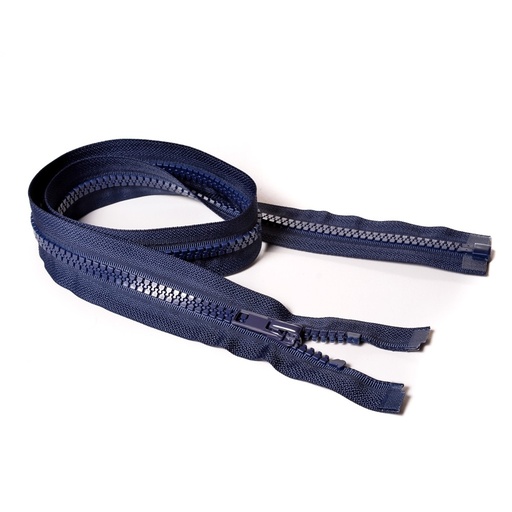 [E02891] Молния курточная Т8 "Judson" трактор, 80см темно-синяя (67)