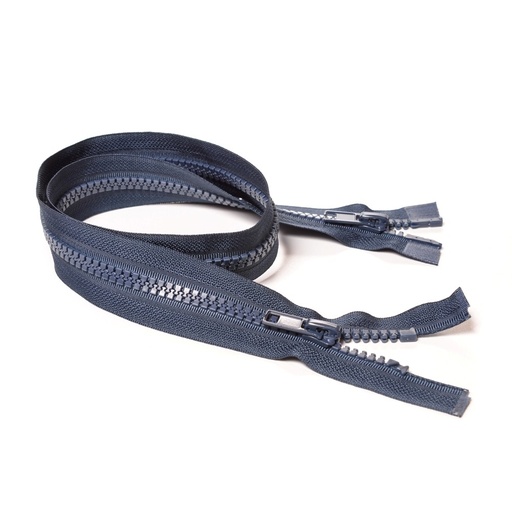 [E04787] Молния курточная Т8 "Judson" трактор, 2 бег, 80см чернильно-синяя (226)