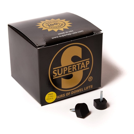 [E06310] Набойка «Supertap» Classic п/у со штырем (3,1мм) т.6,5мм №12 черный