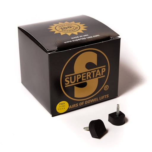 [E06312] Набойка «Supertap» Classic п/у со штырем (3,1мм) т.6,5мм №14 черный