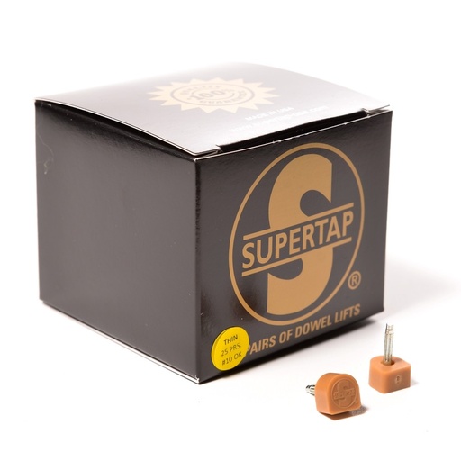[E06319] Набойка «Supertap» Thin Pin п/у со штырем (2,5мм) т.6,5мм №10 бежевый
