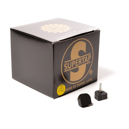 [E06320] Набойка «Supertap» Thin Pin п/у со штырем (2,5мм) т.6,5мм №12 черный