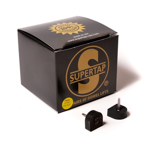 [E06324] Набойка «Supertap» Thin Pin п/у со штырем (2,5мм) т.6,5мм №16 черный