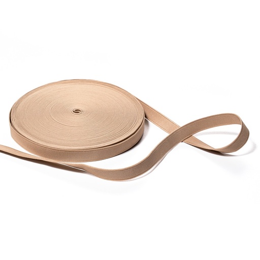 [E03691] Резинка башмачная 16мм,бежевая