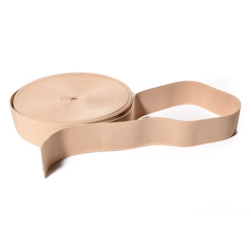 [E04632] Резинка башмачная 40мм,бежевая